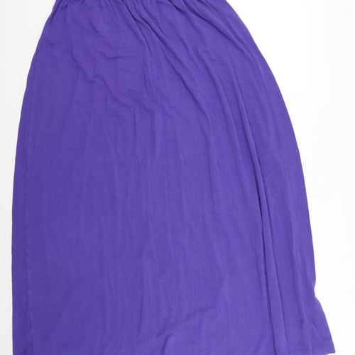 Boden Women's Purple Long Skirt, UK 20, Viscose Blend