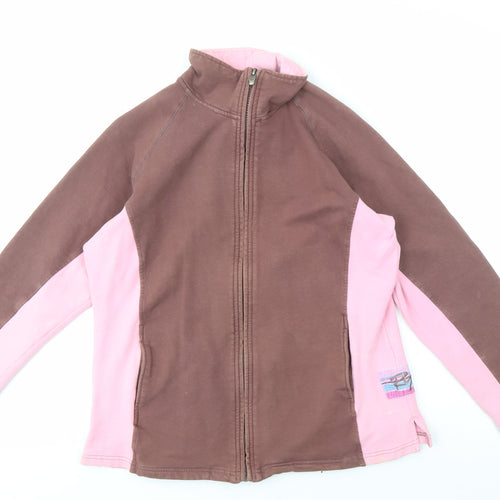 Rydale Women's Brown Pink Jacket L Activewear