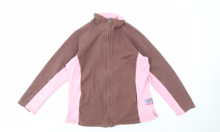 Rydale Women's Brown Pink Jacket L Activewear