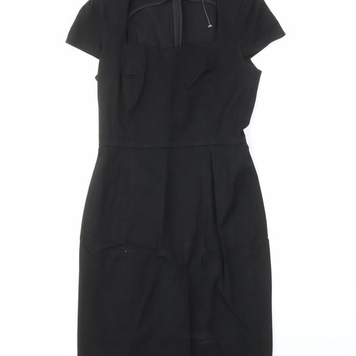 Banana Republic Women's Black Sheath Dress Size 6