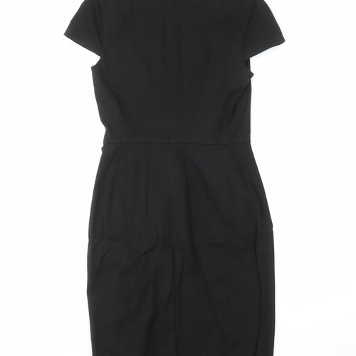 Banana Republic Women's Black Sheath Dress Size 6
