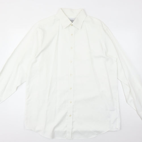 Charles Tyrwhitt Men's White Classic Dress Shirt 16.5