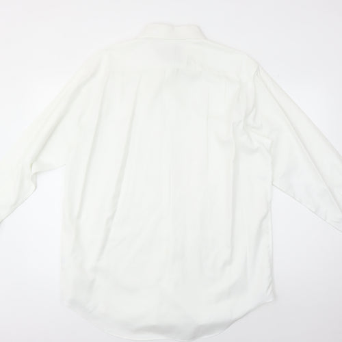 Charles Tyrwhitt Men's White Classic Dress Shirt 16.5