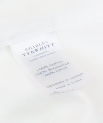 Charles Tyrwhitt Men's White Classic Dress Shirt 16.5