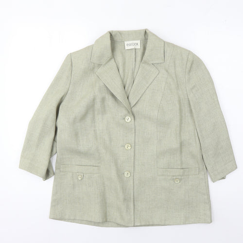Eastex Women's Grey Classic Suit Jacket, Size S
