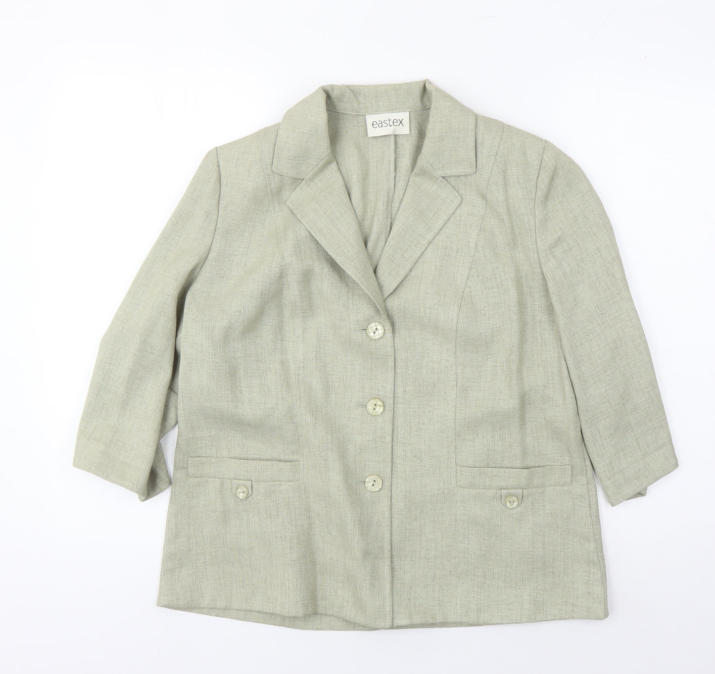 Eastex Women's Grey Classic Suit Jacket, Size S