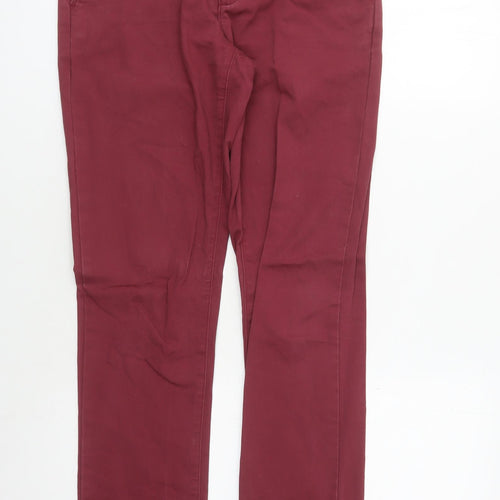 Fat Face Women's Red Chino Trousers Size 8
