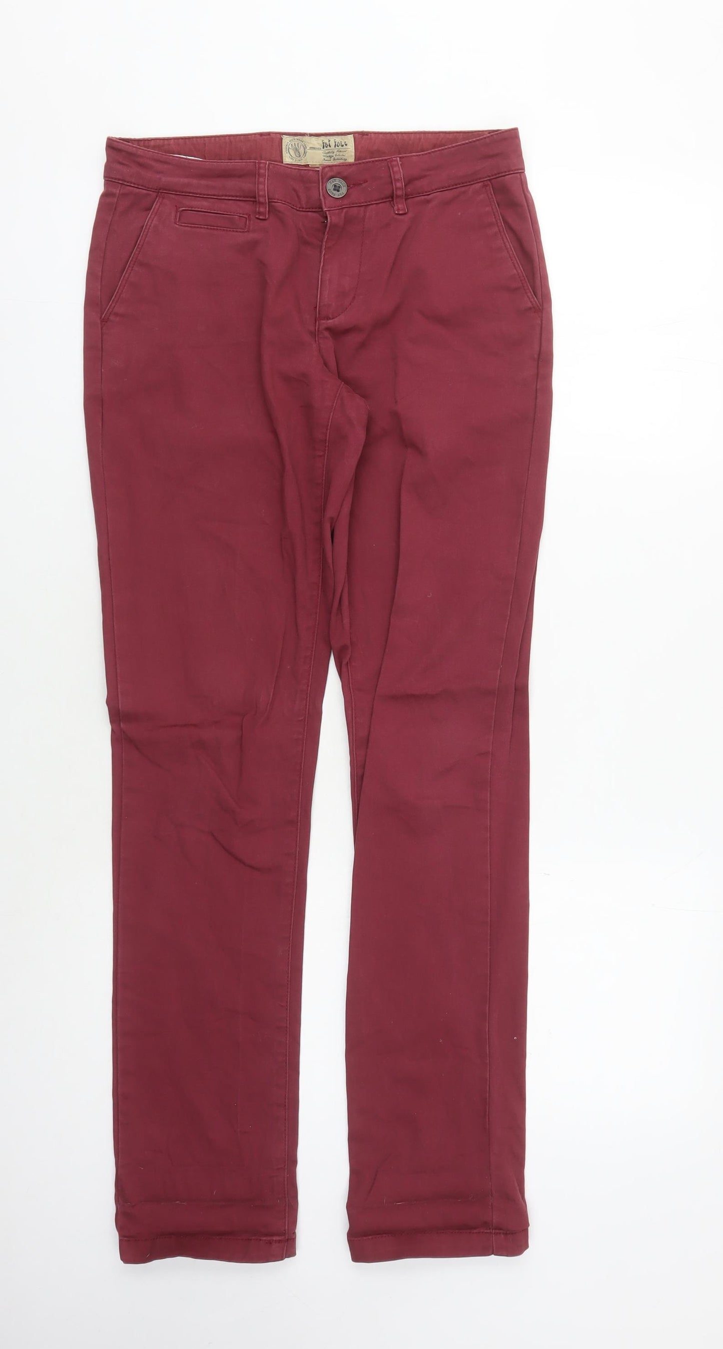 Fat Face Women's Red Chino Trousers Size 8