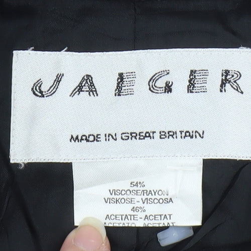 Jaeger Women's Black Regular Blazer Size 10