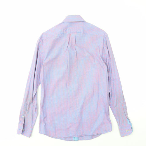 Penguin Men's Multicoloured Slim Fit Check Shirt 14.5