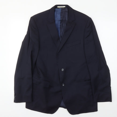 Van Gils Men's Blue Blazer, Size 40R, Business Wear