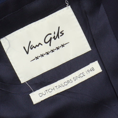 Van Gils Men's Blue Blazer, Size 40R, Business Wear