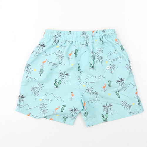 Tokyo Laundry Boys Blue Swim Shorts 11 Years, Beach Pattern