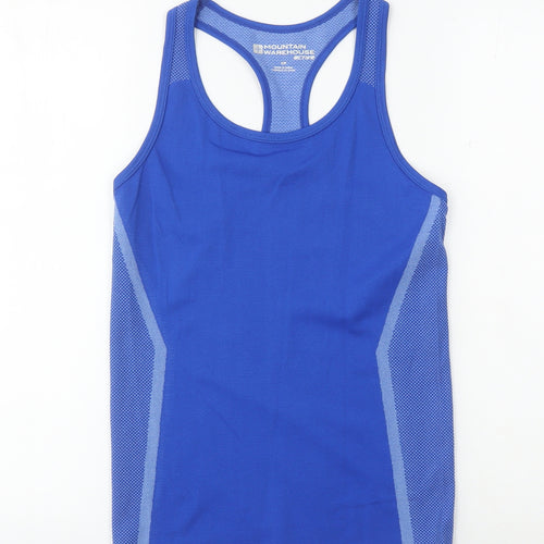 Mountain Warehouse Women's Blue Tank Top, Size S, Athletic Fit