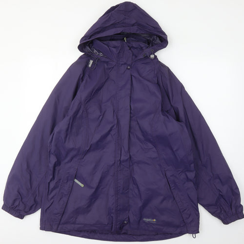 Regatta Women's Purple Waterproof Jacket Size 18
