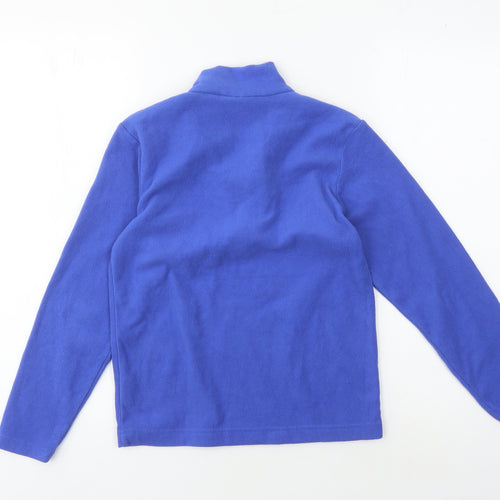 Mountain Warehouse Girls Blue Fleece Pullover Sweatshirt 9-10 Years