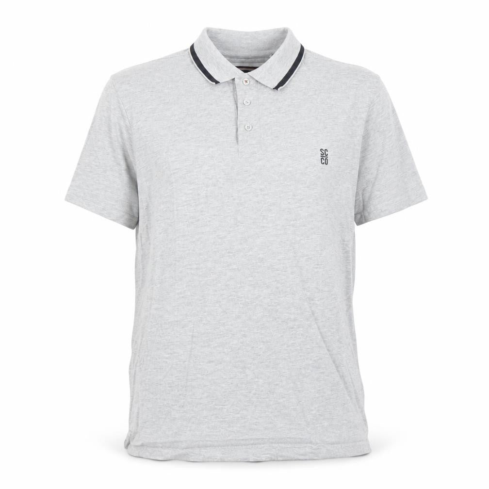 Front view of SoulCal Men's Grey Polo Shirt, size M