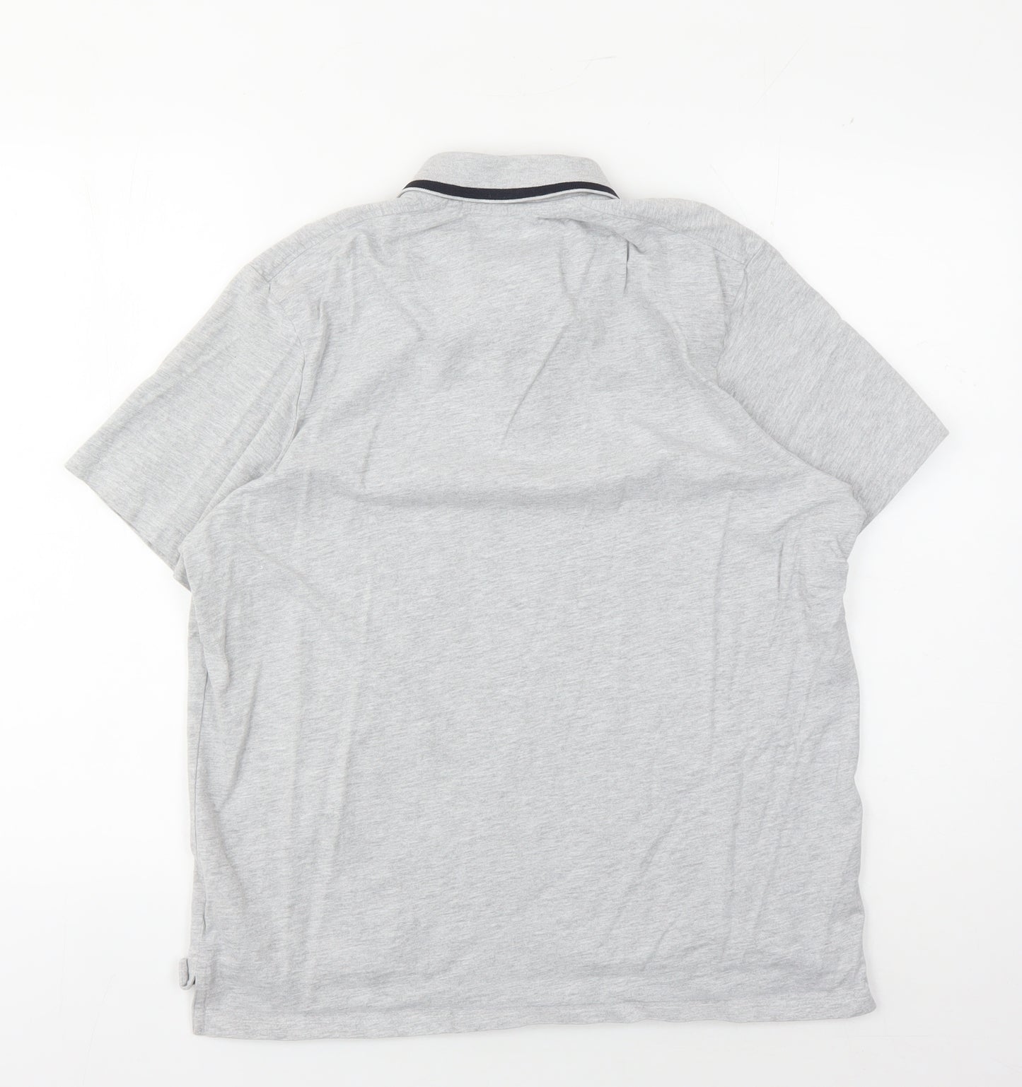 SoulCal & Co Men's Grey Polo Shirt Size M