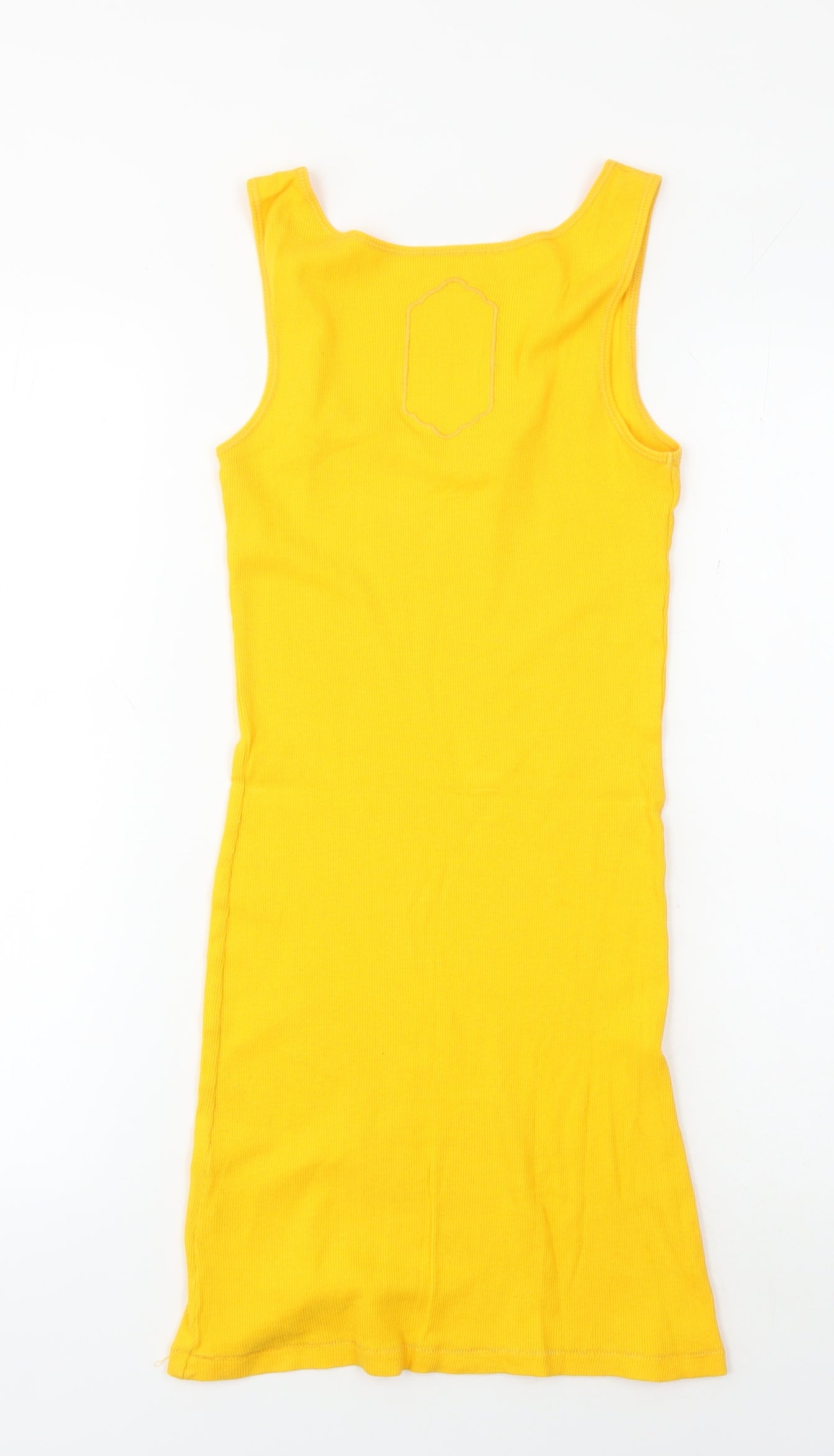 Superdry Women's Yellow Tank Dress S