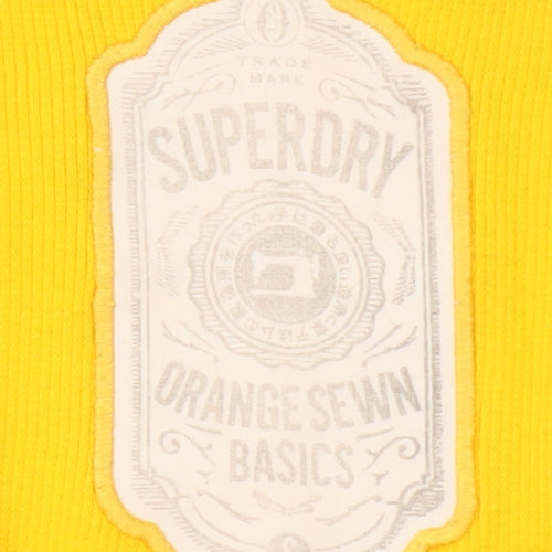 Superdry Women's Yellow Tank Dress S