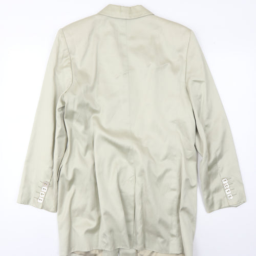 Jaeger Women's Beige Classic Blazer, Size 14, Business Casual