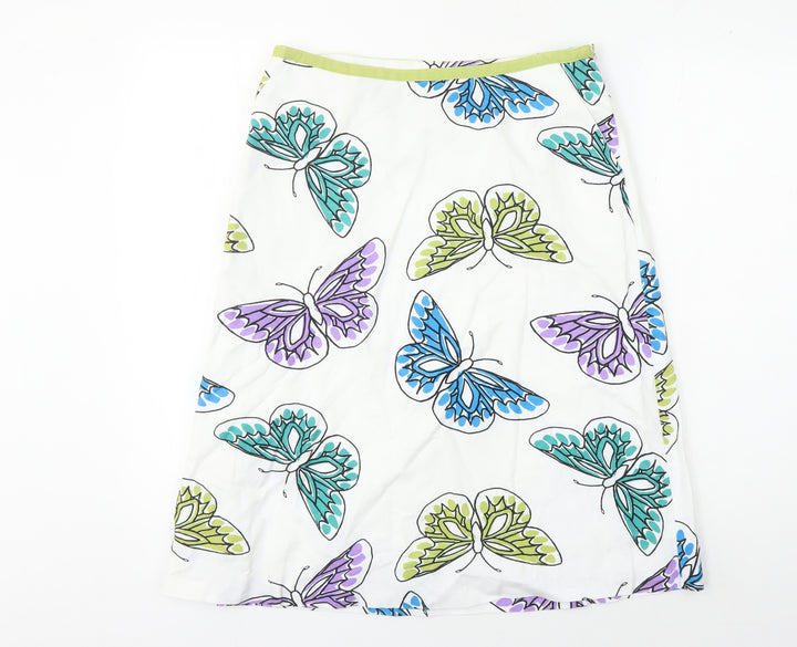 Laura Ashley Women's Multicoloured A-Line Midi Skirt