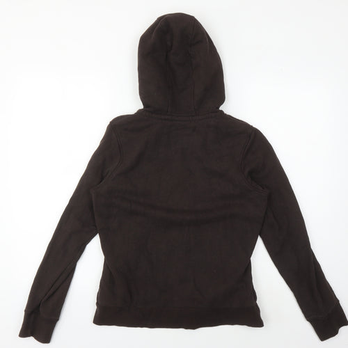Mantaray Women's Brown Full Zip Hoodie Size 10