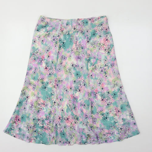 Honor Millburn Women's Multicoloured A-Line Skirt
