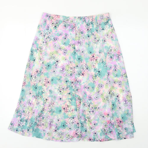 Honor Millburn Women's Multicoloured A-Line Skirt