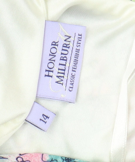 Honor Millburn Women's Multicoloured A-Line Skirt