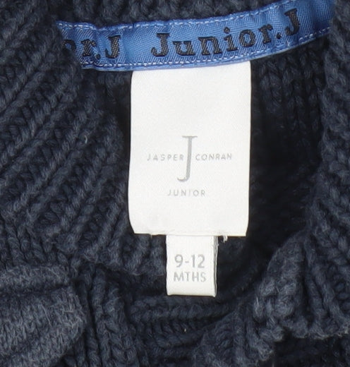 Jasper Conran Unisex Blue Cardigan 9-12 Months