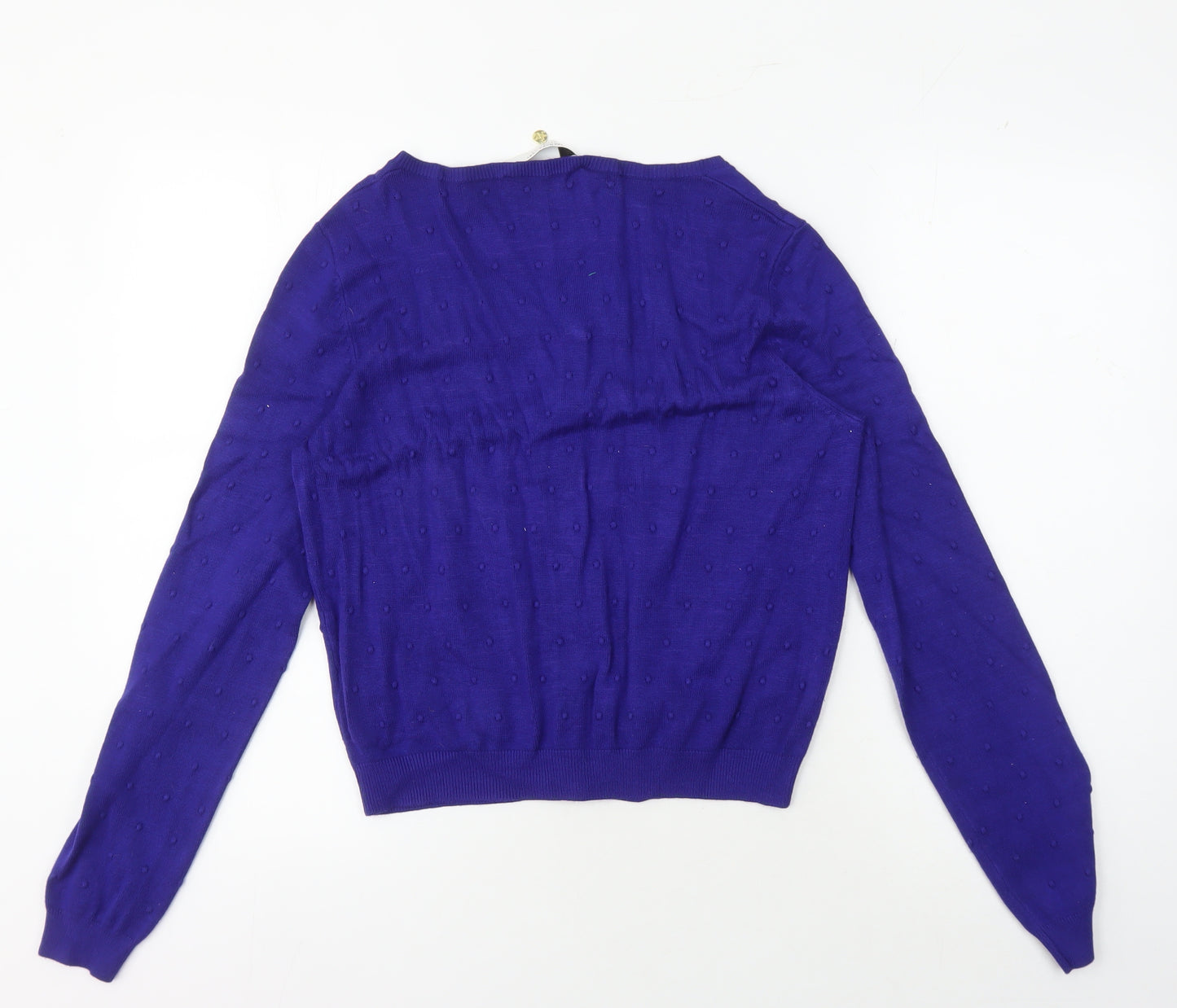 Jacques Vert Women's Purple Cardigan Small