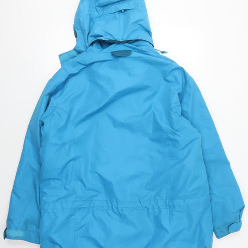 Arctic Storm Men's XL Blue Hooded Waterproof Parka