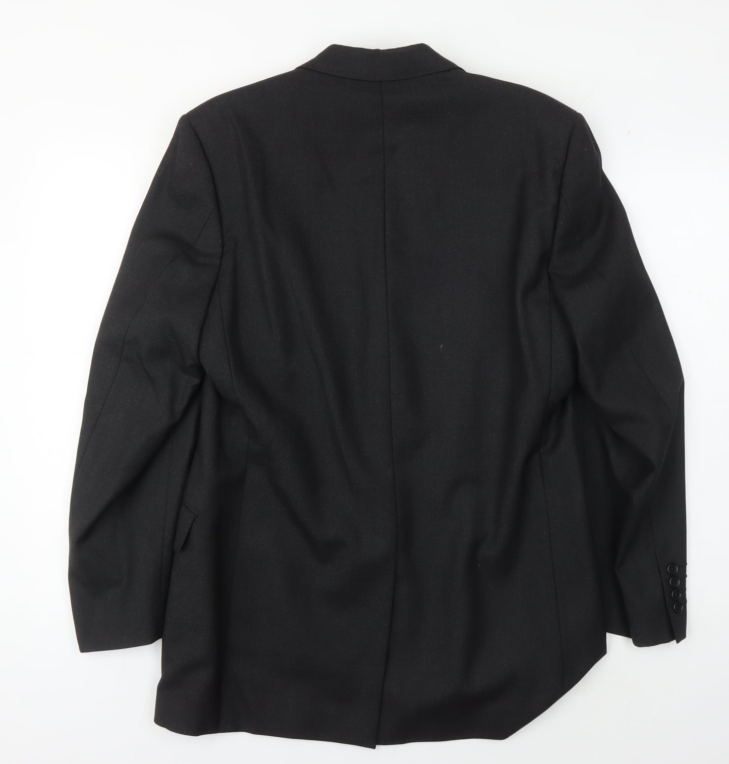 Aquascutum Men's Black Blazer, Size 38R, Elegant & Formal