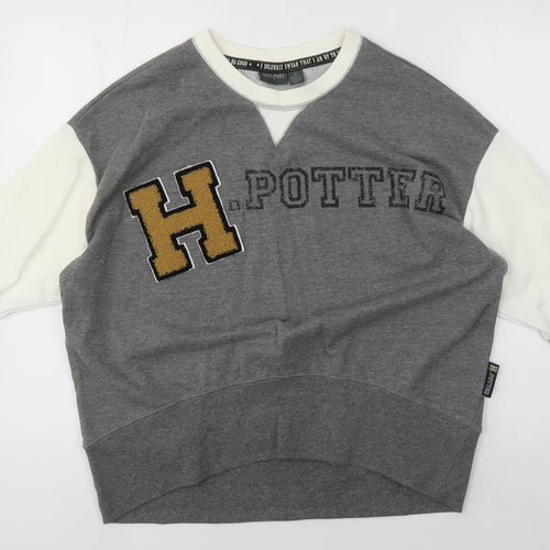 Harry Potter Women's Grey L Pullover Sweatshirt