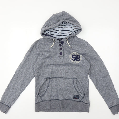 Tog Twenty Four Women's Grey Henley Hoodie Size 10