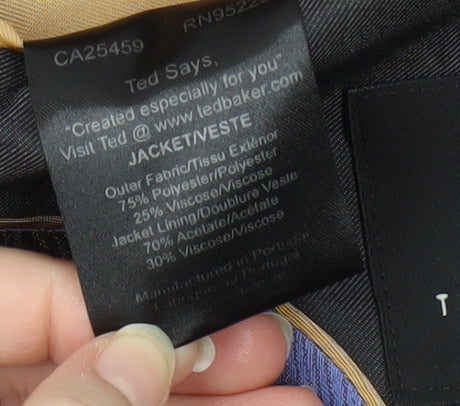 Ted Baker Men's Black Suit Jacket, Size 4