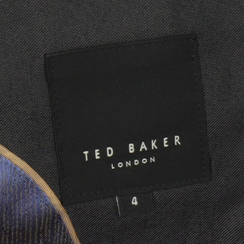 Ted Baker Men's Black Suit Jacket, Size 4