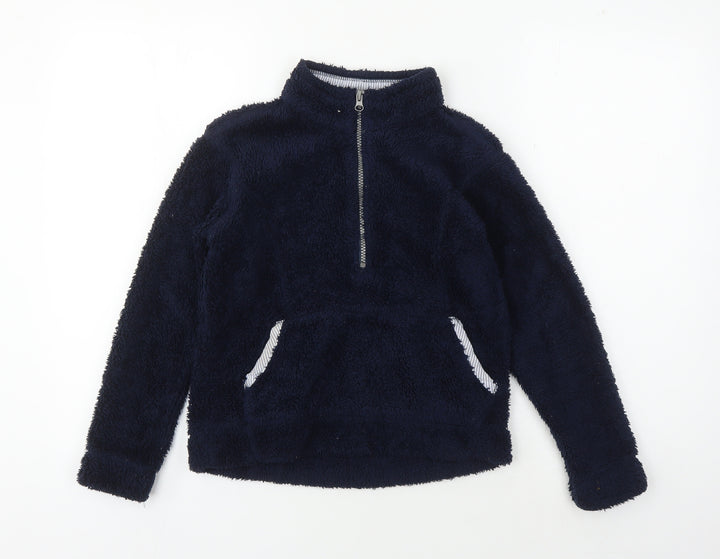 Regatta Unisex Kids Blue Fleece Henley Sweatshirt 9 Years