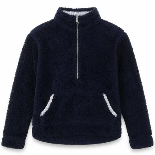 Regatta Unisex Kids Blue Fleece Henley Sweatshirt 9 Years