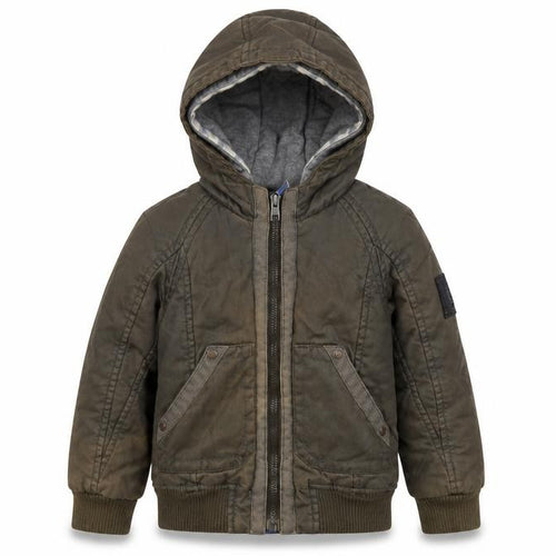 Ted Baker Boys Brown Hooded Puffer Jacket 4 Years
