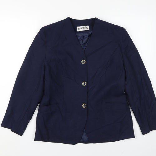 Eastex Women's Blue Classic Blazer Size 10