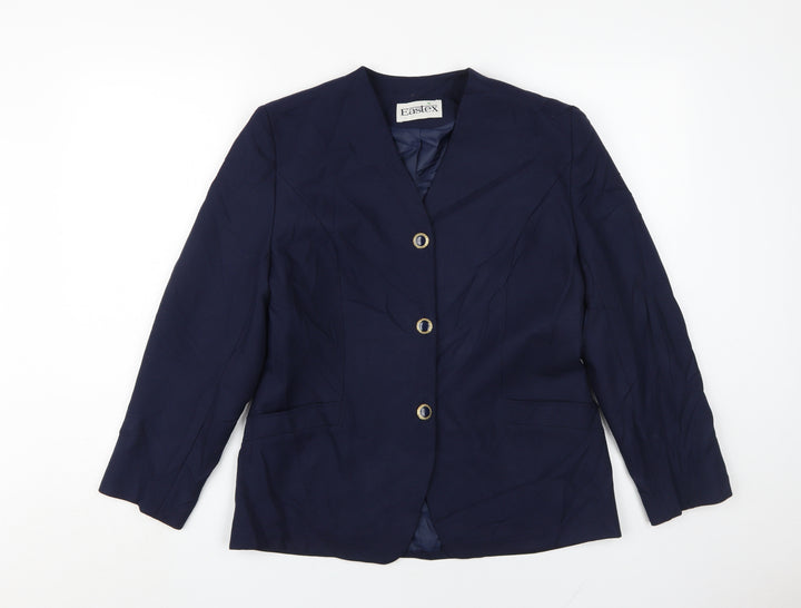 Eastex Women's Blue Classic Blazer Size 10