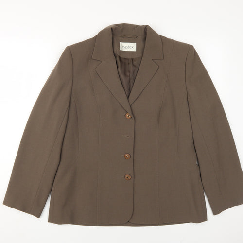 Easttex Women's Brown Classic Blazer Size 12