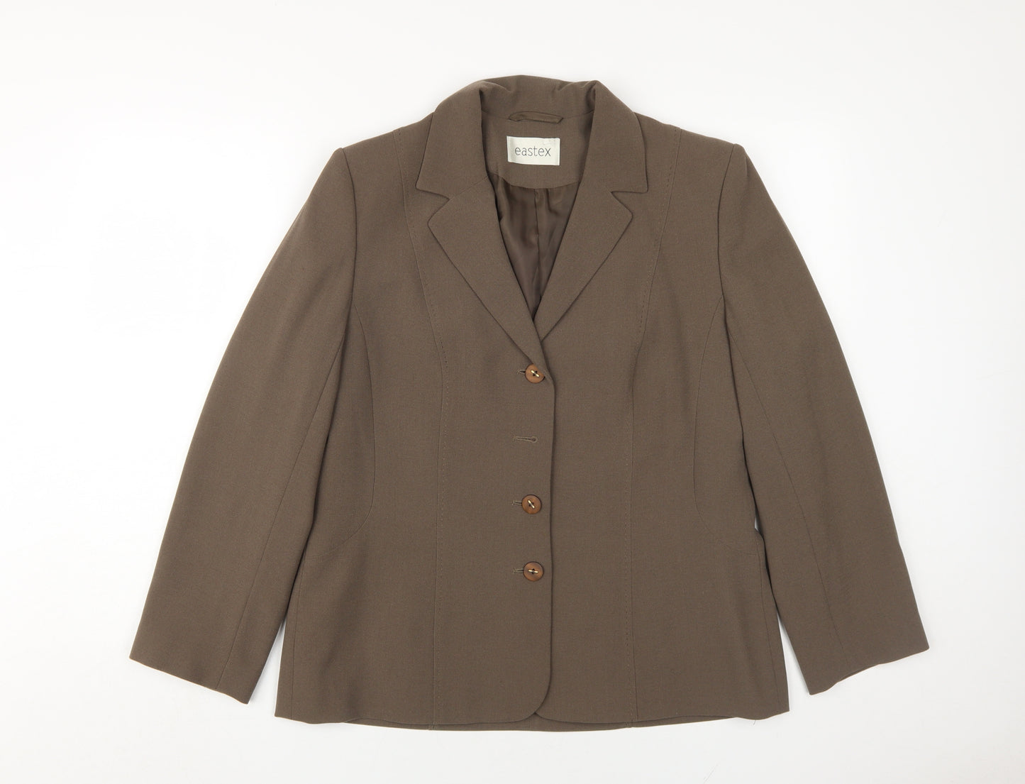 Easttex Women's Brown Classic Blazer Size 12