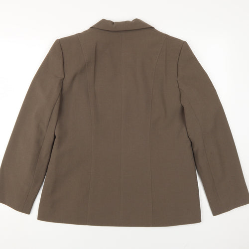 Easttex Women's Brown Classic Blazer Size 12