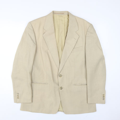 Austin Reed Men's Beige Blazer, 40S, Classic Fit