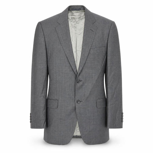 Aquascutum Men's Grey Blazer, Size 40R, Business Formal