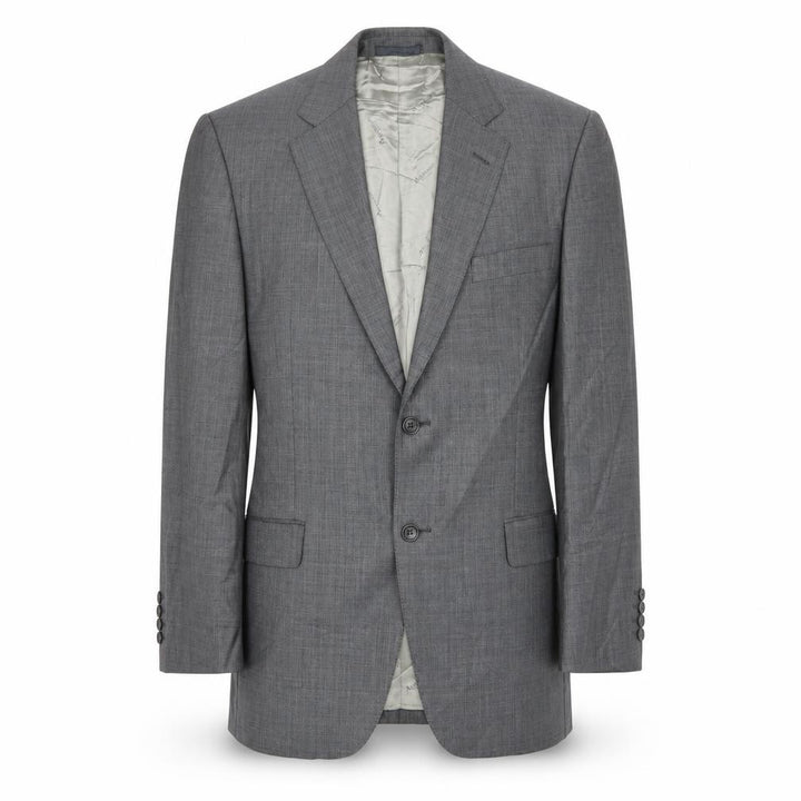 Aquascutum Men's Grey Blazer, Size 40R, Business Formal