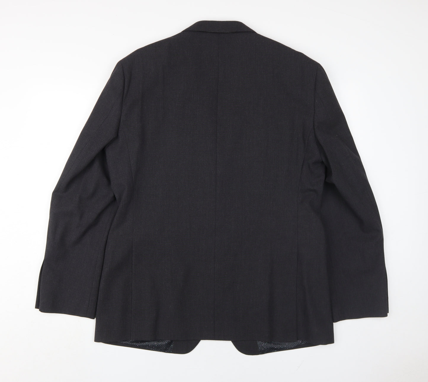 T.M. Lewin Men's Slim Fit Black Blazer 43R